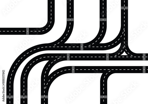 Outside Road transport heavy city area design templet