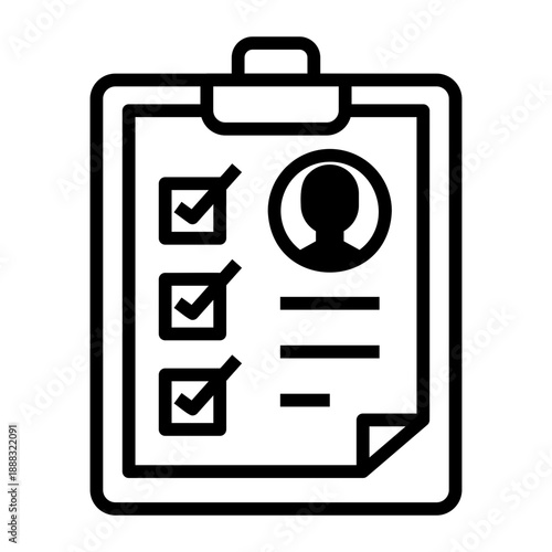 workaholic Line Icon