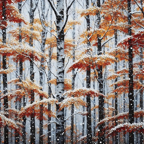 Wallpaper Mural autumn in the forest Torontodigital.ca