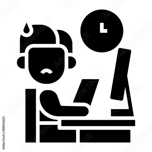 workaholic Solid icon