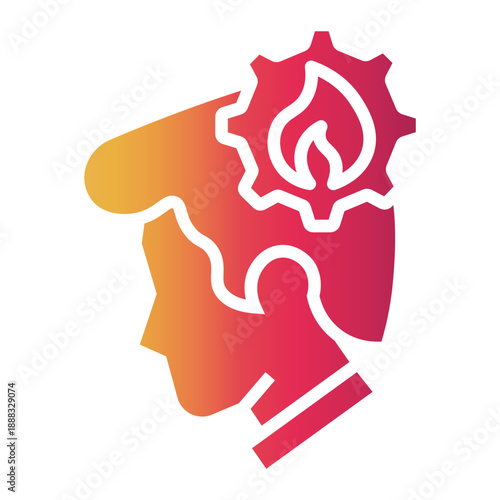 workaholic Gradient icon