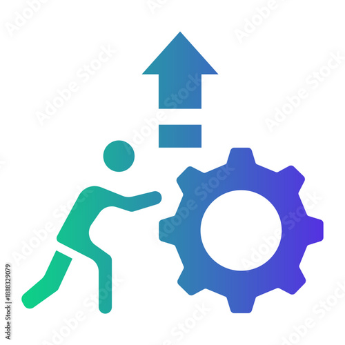 workaholic Gradient icon