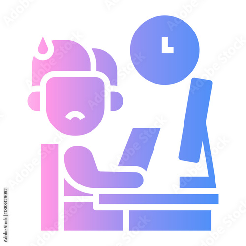 workaholic Gradient icon