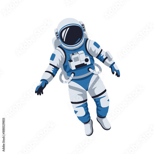 Astronaut Floating in Space, Space Exploration, Outer Space Adventure