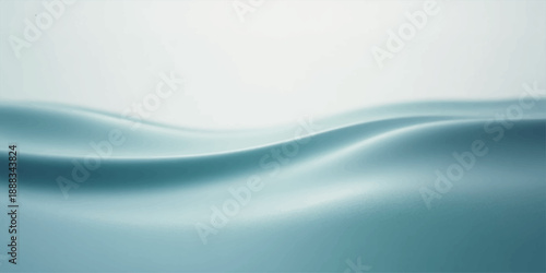 Abstract blue wave background featuring a smooth flowing liquid motion with soft light curves and a wavy texture design for a modern water concept illustration wallpaper