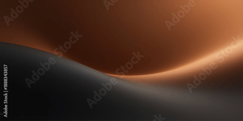 Smooth abstract wave background vector with blue light motion design featuring a dark space backdrop and digital art illustration of smooth lines and a glowing ray effect on a black texture