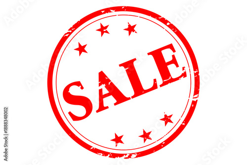 SALE - 「SALE（セール）」の文字の、よく目立つロゴマーク、セールPOP
