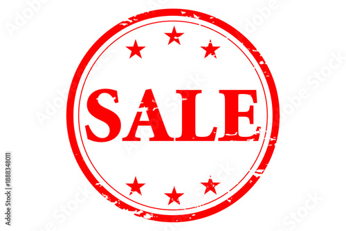 SALE - 「SALE（セール）」の文字の、よく目立つロゴマーク、セールPOP
