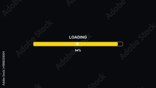 Wallpaper Mural Progress bar animation for video editors and website developers showing loading status at one hundred percent completion Torontodigital.ca