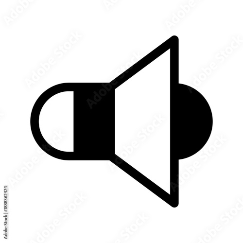 Speaker Icon Vector Symbol Design Illustration