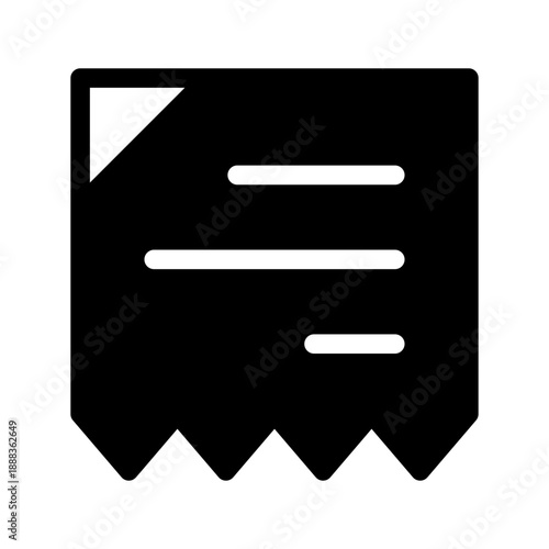 Invoice Icon Vector Symbol Design Illustration