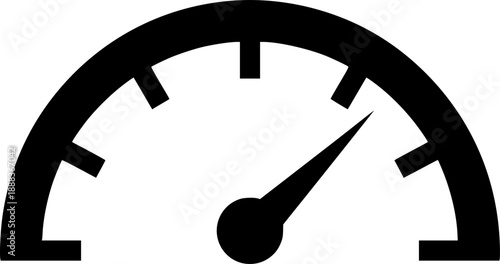 Speedometer vector black silhouette Cricut design for T-Shirt
