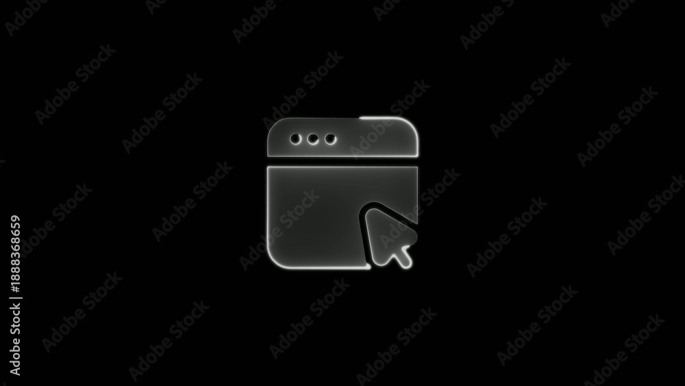 Obraz premium Glowing Generate title without using the word 