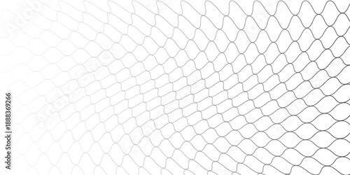Curved net pattern. Seamless design for sportswear or equipment like soccer goals, volleyball nets, basketball hoops, hockey nets, and athletic gear.