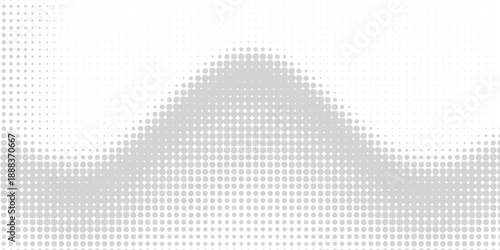Basic halftone dots effect in black and white color. Halftone effect. Dot halftone. Black white halftone.Background with monochrome dotted texture. Polka dot pattern template.