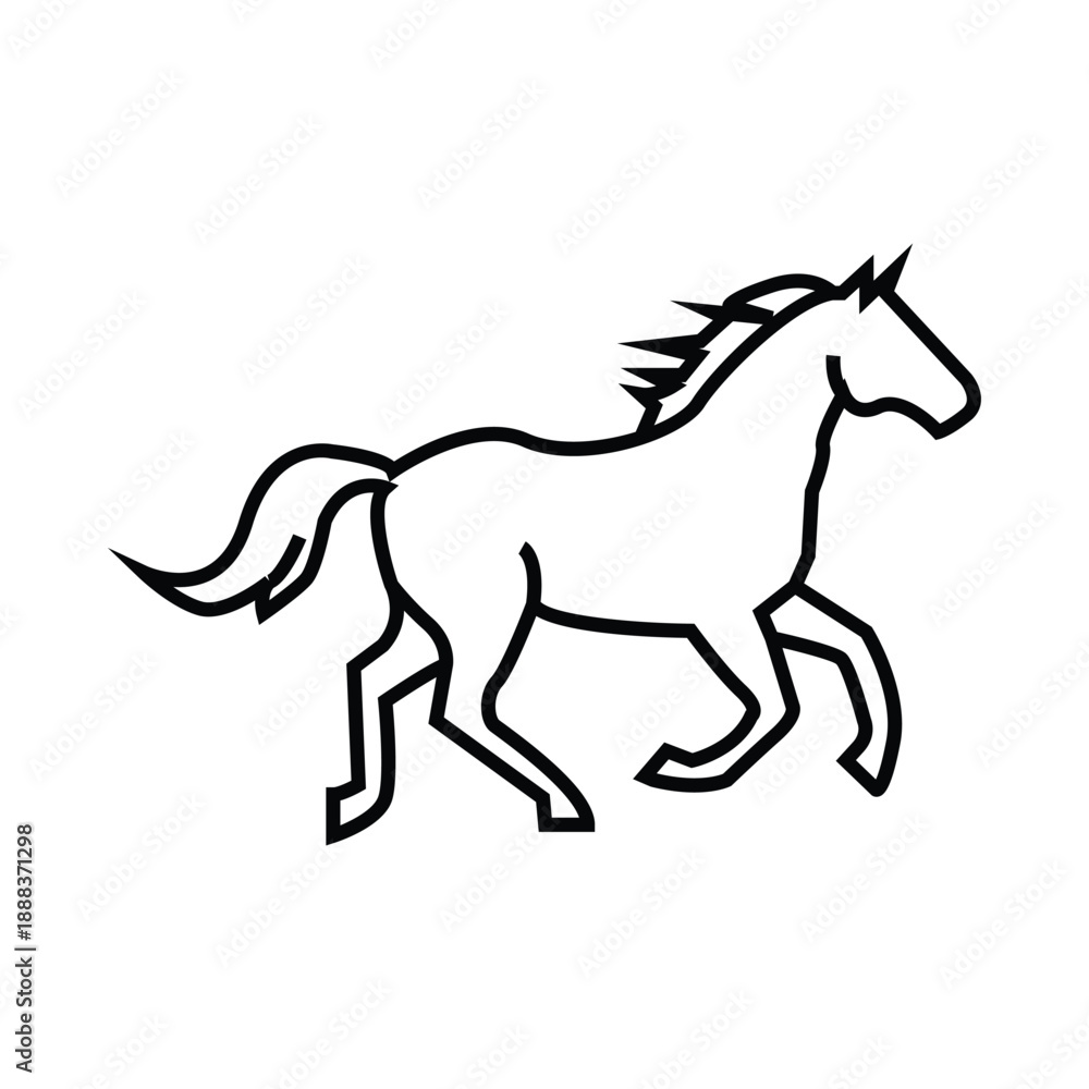Obraz premium Horse Icon