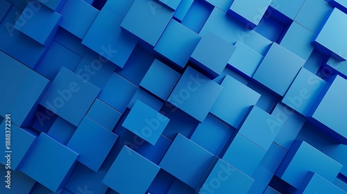Abstract square blue trending backdrop with clean copy space