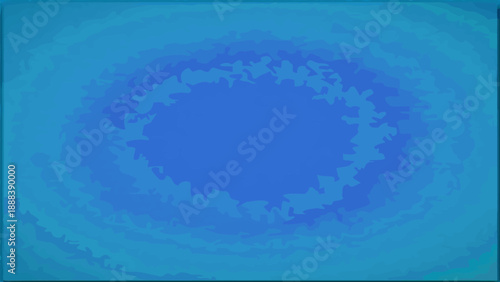 Deep blue abstract background featuring concentric wavy layers and liquid flow vector illustration.