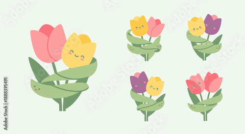 A collection of colorful scooters and electric kick scooters for urban transport.