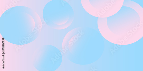 abstract background .blue and pink gradation. circle effect style. modern minimalist.eps 10
