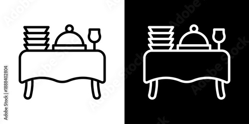 Buffet Line Icon