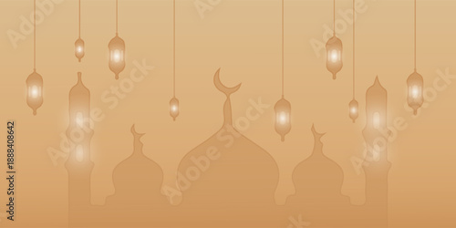 Ramadan kareem and Eid mubarak background design. vector EPS 10