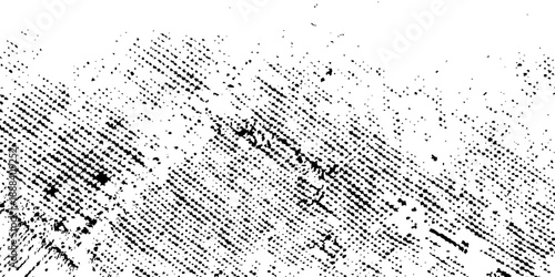 Grunge with fine grains isolated on white background. Vector illustration. Abstract mild textured effect. Vector Illustration. Black isolated on white.