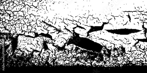 Grunge with fine grains isolated on white background. Vector illustration. Abstract mild textured effect. Vector Illustration. Black isolated on white.