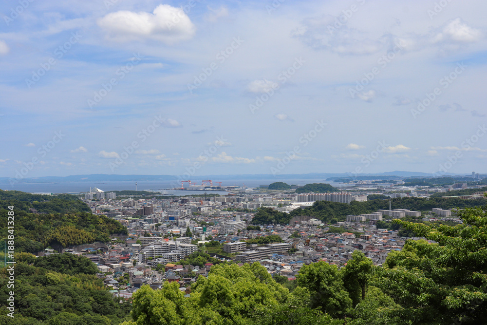 Obraz premium 金沢区の街並み（神奈川県横浜市）