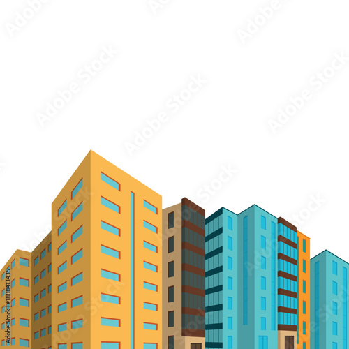 Isometric Building Illustration