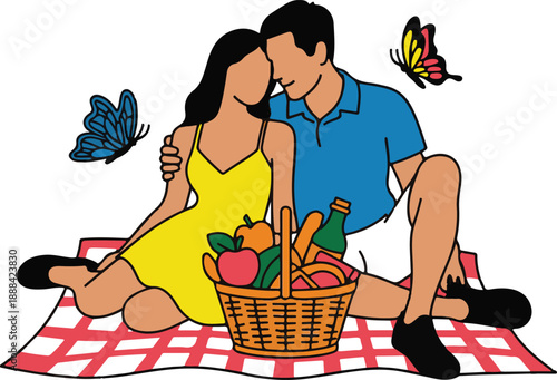 Couple Having Picnic