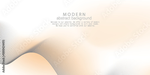 Abstract background with flowing wave lines in a mix of soft beige and pastel colors, perfect for website headers, presentations and creative design projects. simple background.