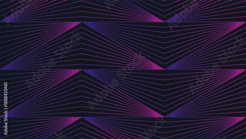 pyramid line art shape and purple gradient color.  For wallpaper, background, poster, and template vector.