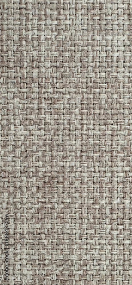Fototapeta premium Close up view of rough natural fabric texture