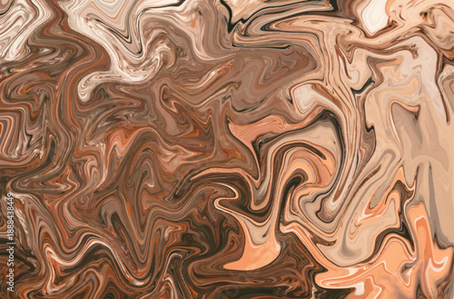 An earthy, intricate liquid marble texture featuring fluid swirls of mocha, cream, sienna, and warm tan.