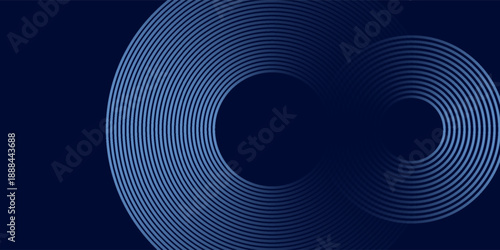 abstract dark background with glowing lines circles