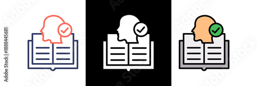 Self Learning triple icon