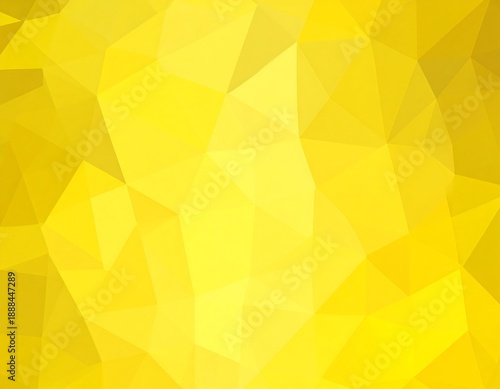 Geometric mosaic of interconnected yellow triangles, creating an abstract, bright background