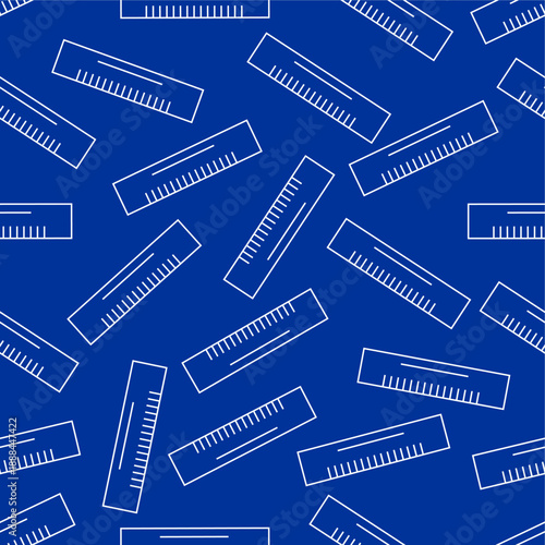 Ruler seamless pattern background. Seamless ruler pattern design. Ruler doodle pattern background. 