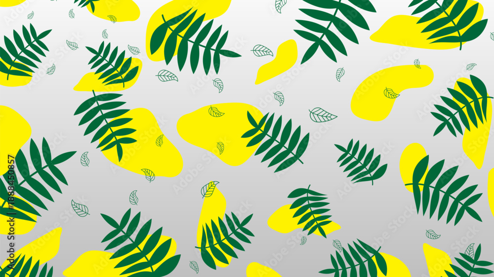 Fototapeta premium Abstract leaf nature shape and garden on background.