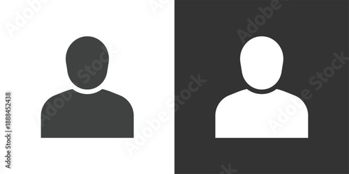 User Profile icon. Solid glyph series icon