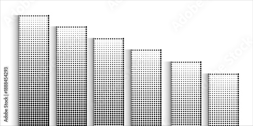 Halftone pattern vector with rotating and multiply technic