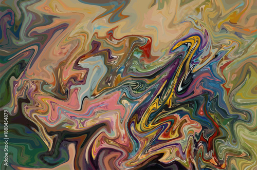 Vibrant abstract liquid marble texture background featuring swirling patterns of psychedelic colors, digital art simulation of flowing pigments, and fluid dynamic motion graphics.
