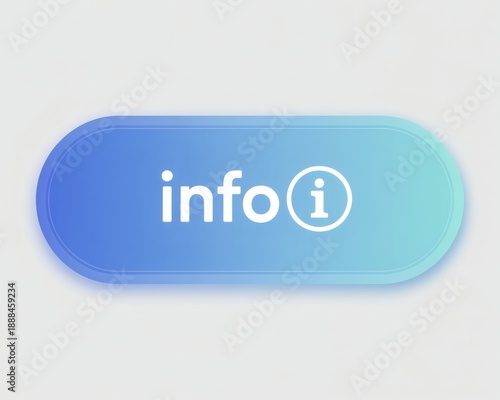 Modern info icon with gradient background