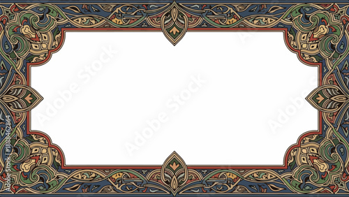 Ornate frame with intricate floral patterns