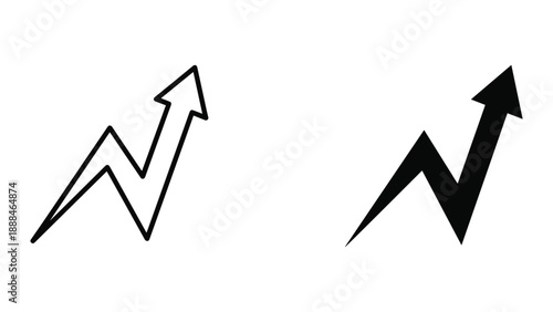 Simple line graph showing upward trend