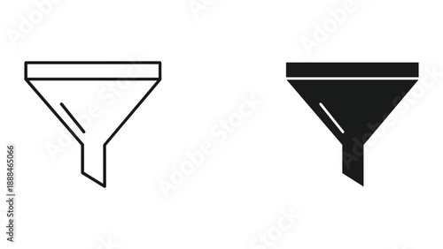 Simple funnel icon design