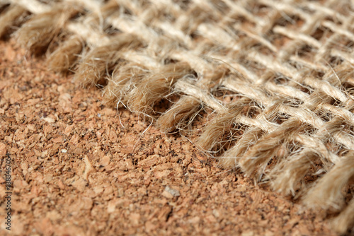 Natural textures blend harmoniously in a rustic setting