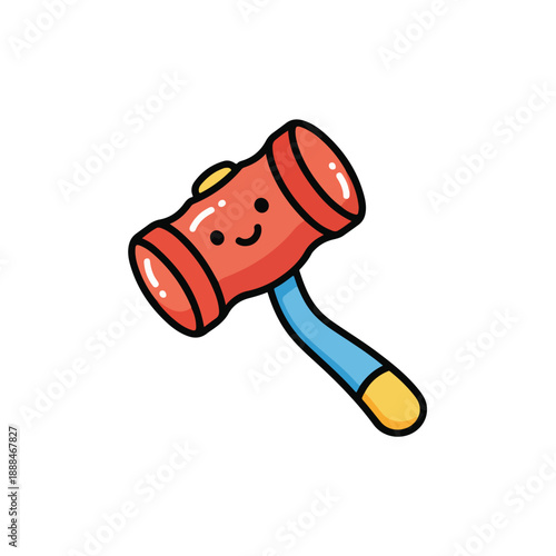 Happy Red Hammer Toy