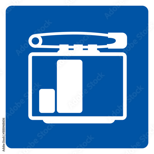 Wear Your Dosimeter Symbol Sign, Vector Illustration, Isolated On White Background Label. EPS10